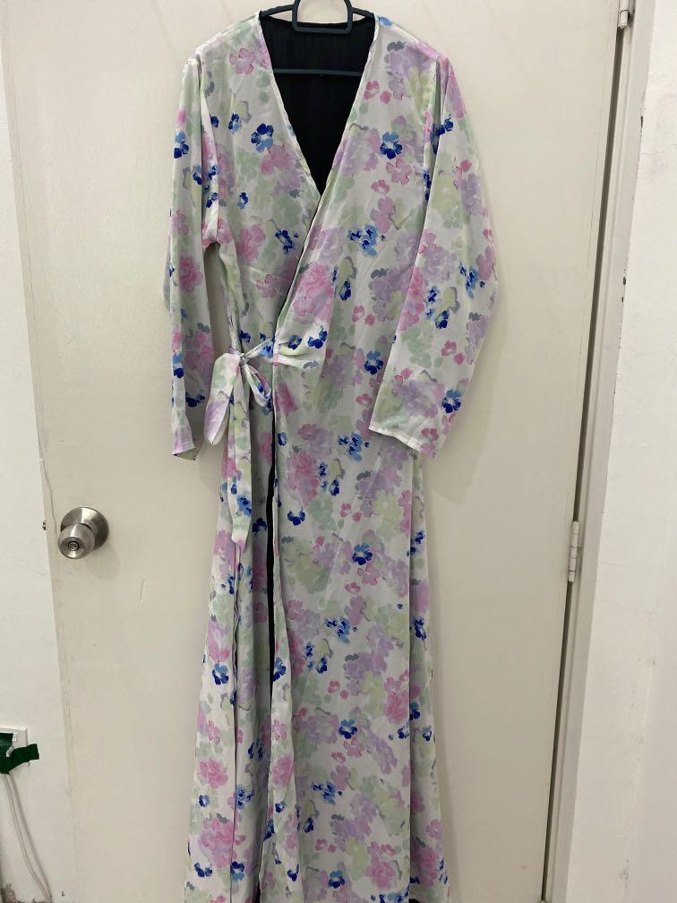 reversible wrap dress