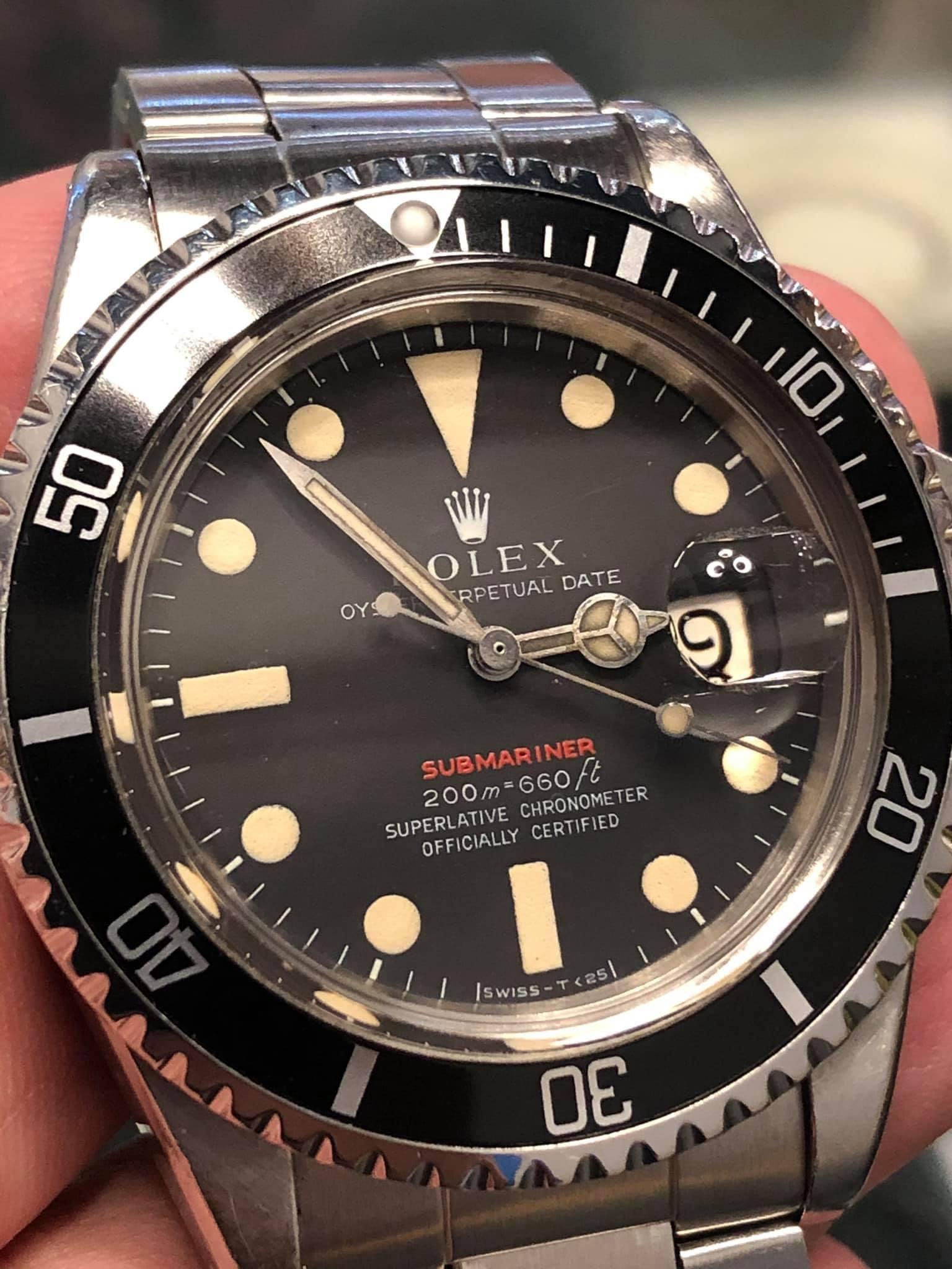Rolex 1680 single red MK2 Tropical Dial not 1665 1675