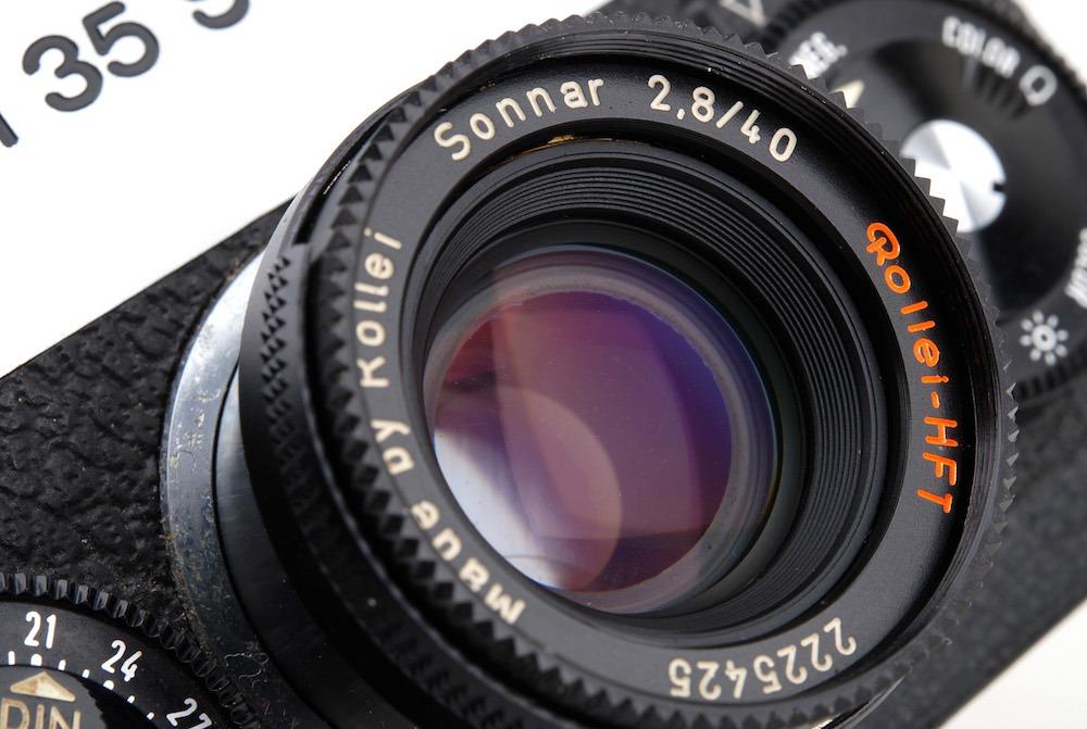 美品】ROLLEI/祿來ROLLEI 35S銀色機身帶SONNAR 40mm F/2.8鏡頭#JP24974