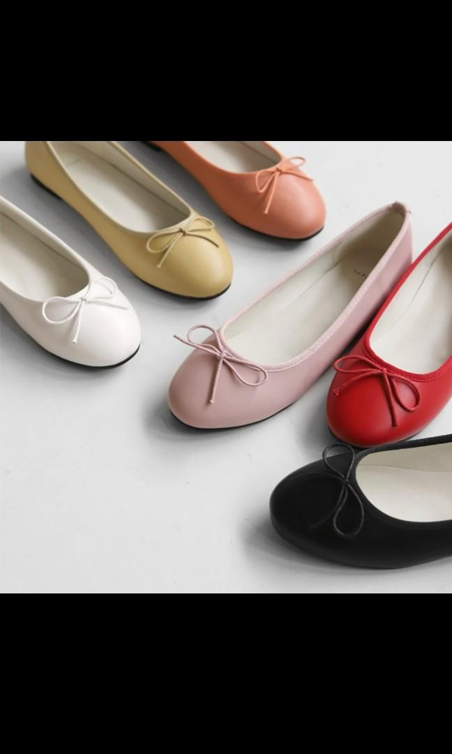 SAPPUN Sizuel Ribbon Flats in Lavender, Women's Fashion, Footwear