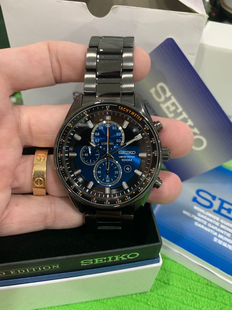 SEIKO Chronograph 7T92 Limited Edition 45mm Watch FULL SET, Men's Fashion,  Watches & Accessories, Watches on Carousell