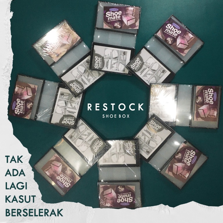 Shoe Box Transparent RESTOCK, Men's Fashion, Watches & Accessories ...
