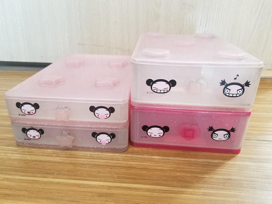 Storage Bin (Category: Storage Boxes & Baskets) located in Taguig. Submitted by icebeardeclutters (Listing ID 1066113918, Image 1). Description: 4 mini storage bins some dust stains and minimal scratches due to long time storage pls see pictures for the dimensions.