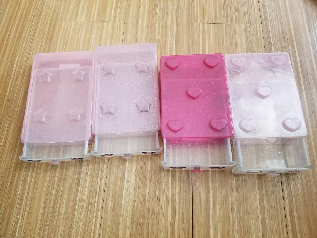 Storage Bin (Category: Storage Boxes & Baskets) located in Taguig. Submitted by icebeardeclutters (Listing ID 1066113918, Image 3). Description: 4 mini storage bins some dust stains and minimal scratches due to long time storage pls see pictures for the dimensions.