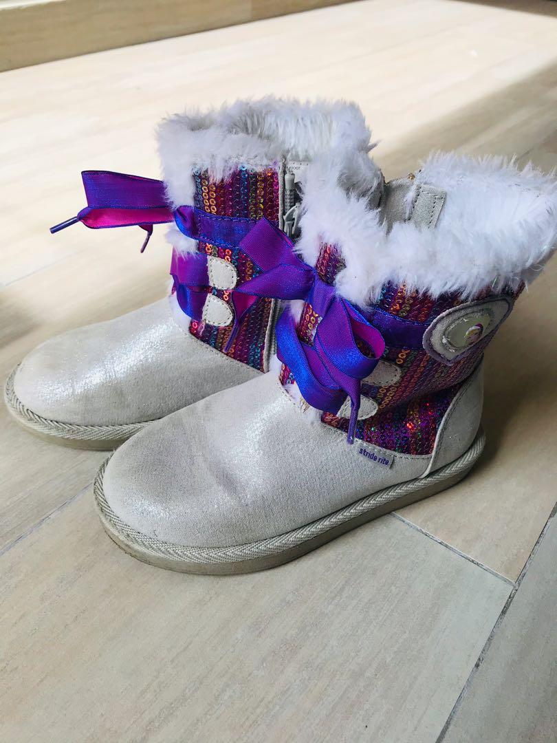 Stride Rite Disney Frozen Girls Winter Boots Babies Kids