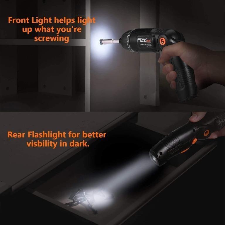 TACKLIFE Electric Screwdriver, Cordless Screwdriver