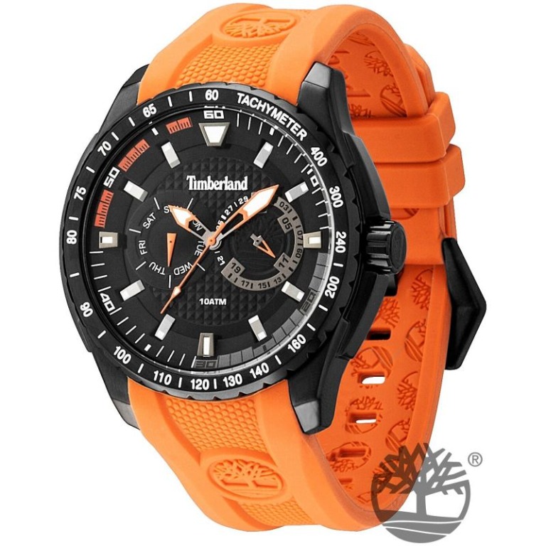 Timberland orange watch discount