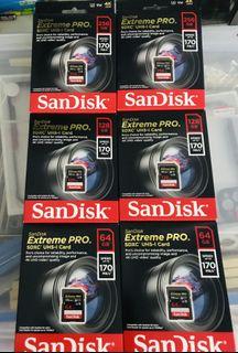 SANDISK EXTREME SD CARD UHS-1 4K CLASS 10