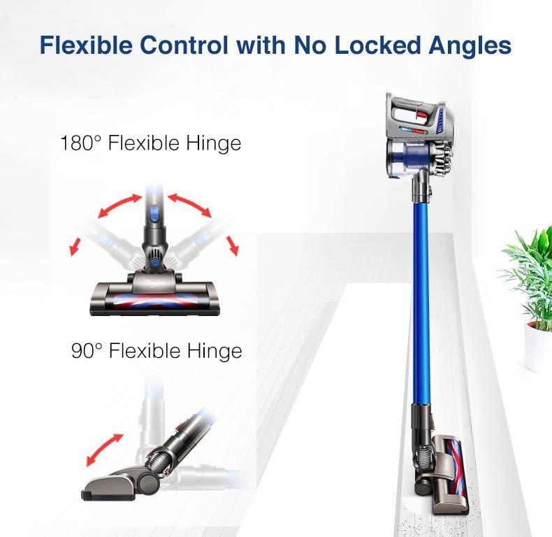 TROJAN 2 SGP18 Pro 25 000pa 25KPa Suction Power 45mins Turbo PRO Cordless Vacuum Cleaner Handheld Handstick Portable Car Vacuum Compatible with