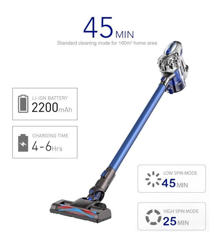TROJAN 2 SGP18 Pro+ 25,000pa (25KPa) Suction Power 45mins Turbo PRO