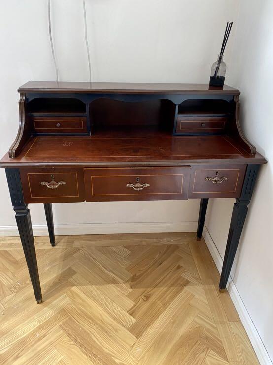 Vintage Victorian Dressing Study table with drawers