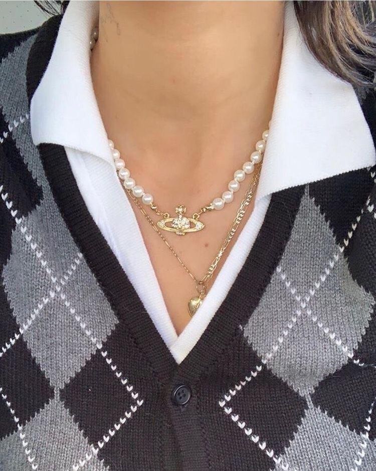 Vivienne westwood replica necklace clearance