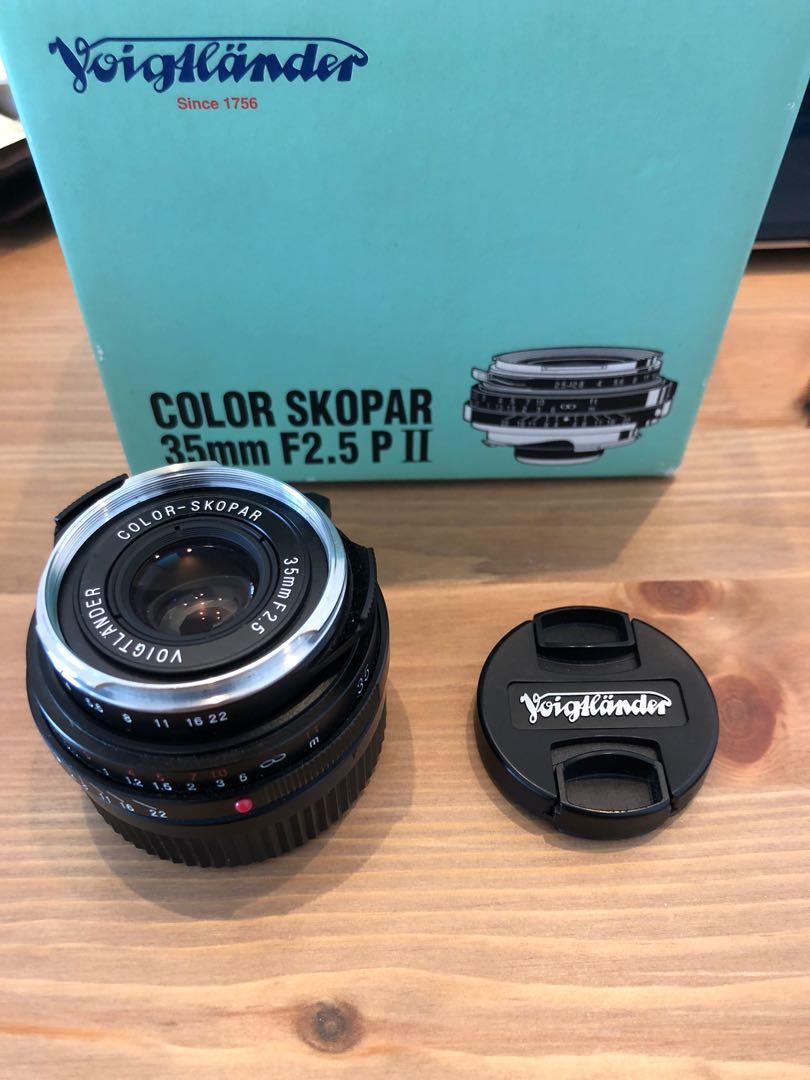 安い売れ筋 COLOR-SKOPAR Voigtlander 35mm 美品 MC F2.5 レンズ(単焦点)