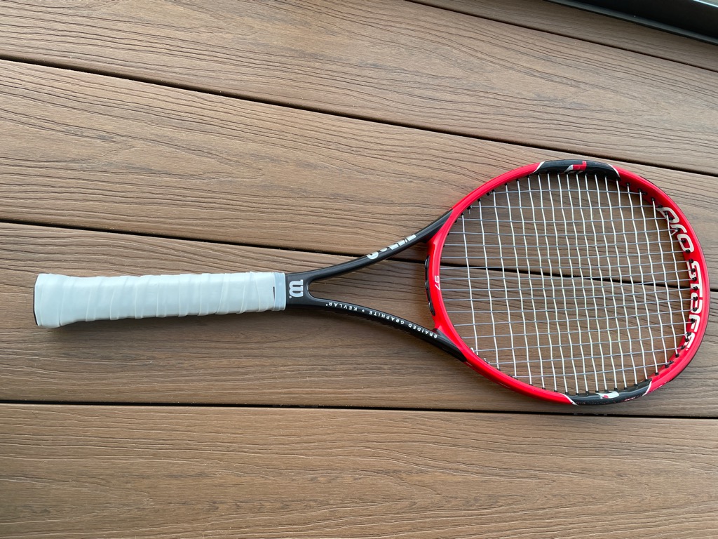 Wilson pro staff outlet 97 red black