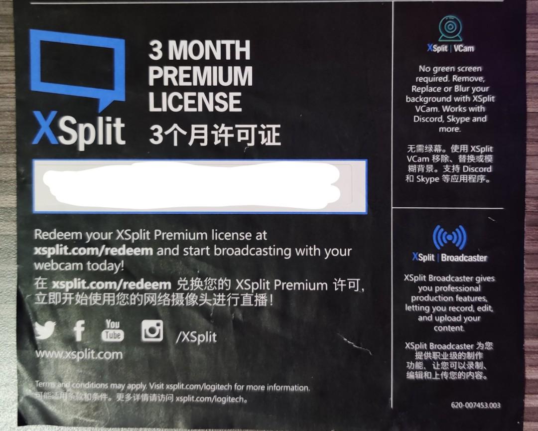 Xsplit 3 Month Premium License Tv Home Appliances Tv Entertainment Tv Parts Accessories On Carousell Xsplit 3 Month Premium License Tv Home Appliances Tv Entertainment Tv Parts Accessories On Carousell