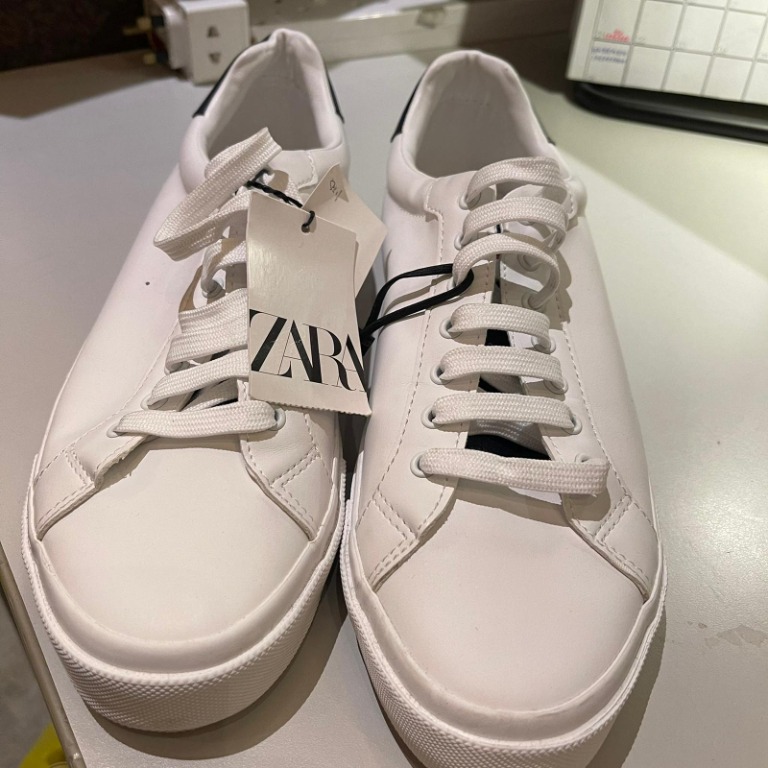 White shoes zara top