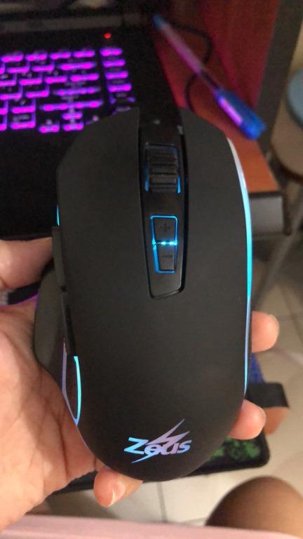 Zeus M550 Black Mamba mouse with free mousepad, Computers & Tech, Parts