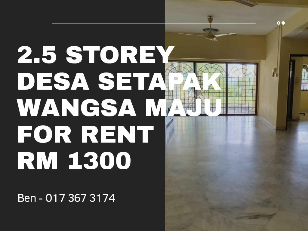 2 5 Storey Terrace Desa Setapak Wangsa Maju Property Rentals On Carousell
