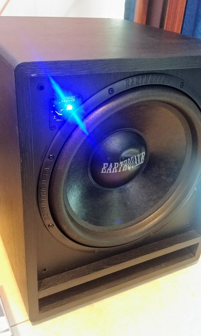 大地震 Earthquake FF12 Subwoofer, 音響器材, Soundbar、揚聲器、藍牙喇叭、耳擴 Carousell