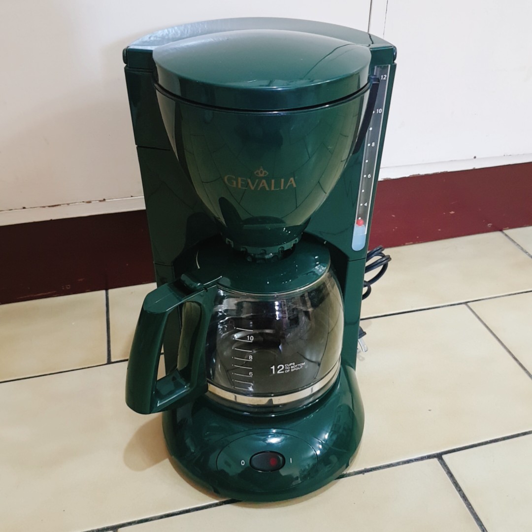 GEVALIA】咖啡機12-cup 深綠#防疫 