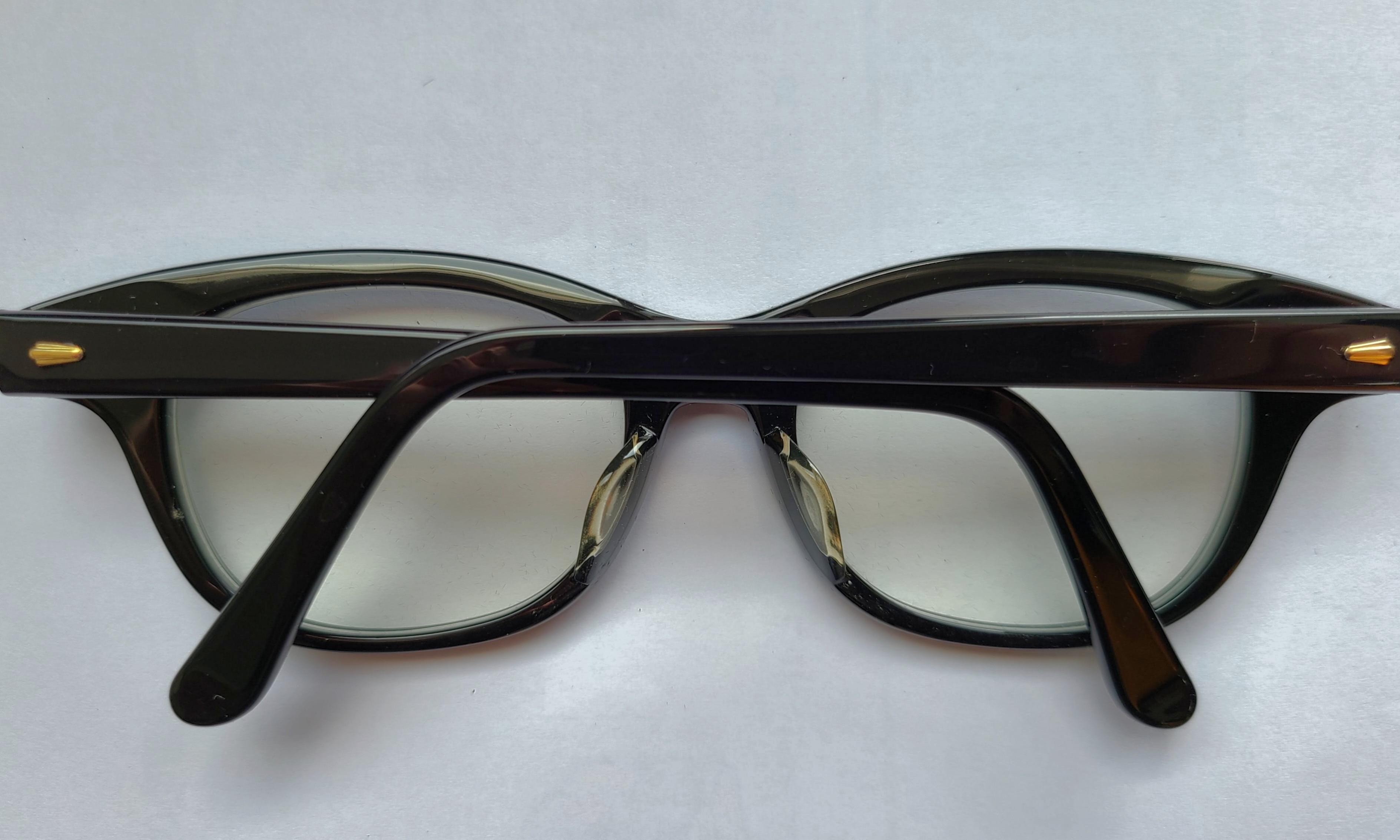 白山眼鏡Hank 1975 黑色, 男裝, 手錶及配件, 眼鏡- Carousell