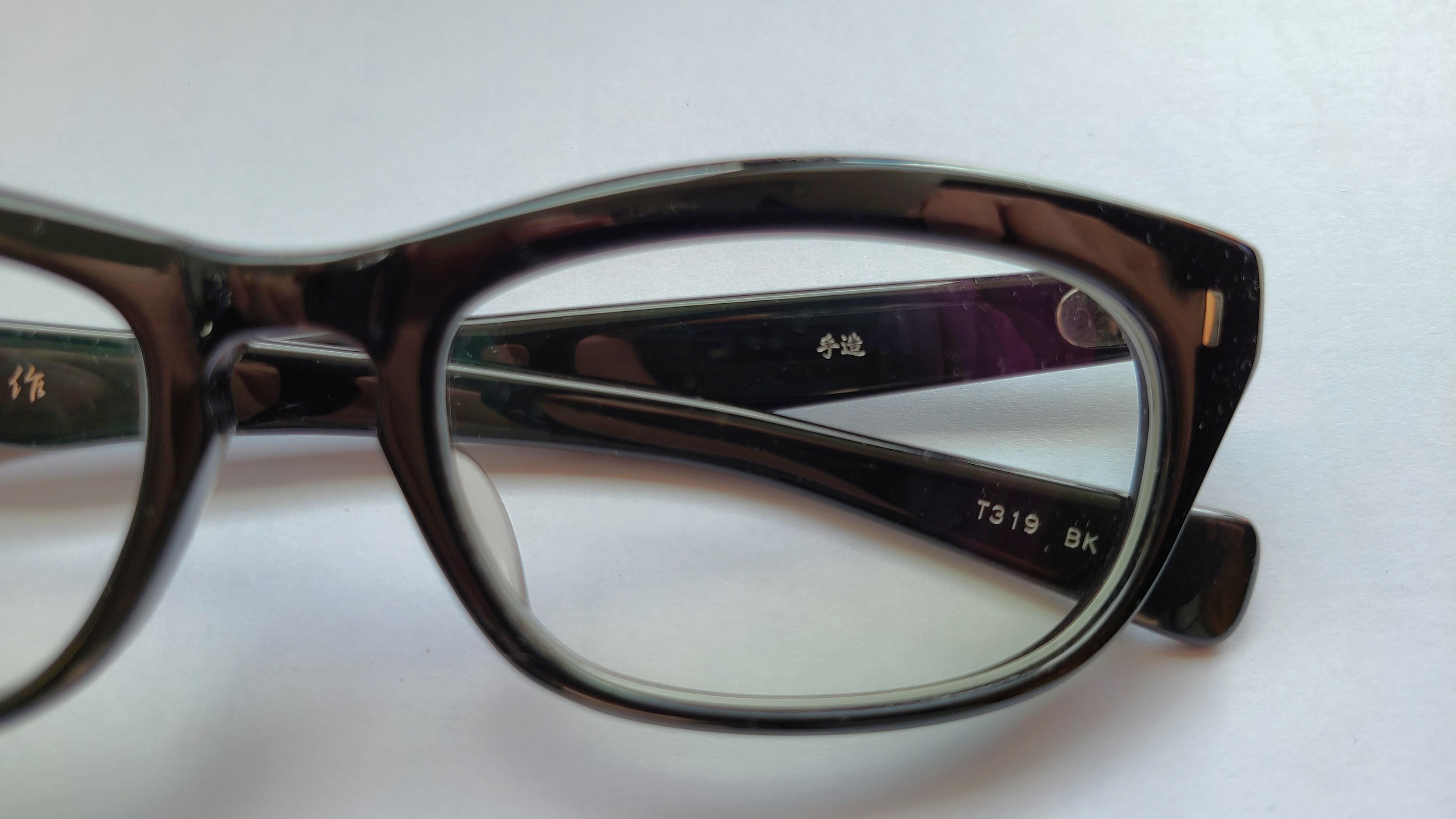 小竹長兵衛T319 BK (日本絕版手造眼鏡), 男裝, 手錶及配件, 眼鏡