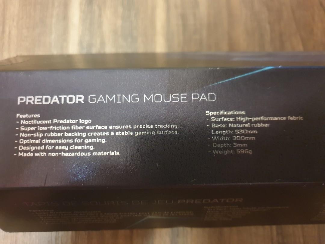 Acer Predator Gaming Mouse Pad PMP721, Electronics, Computer Parts