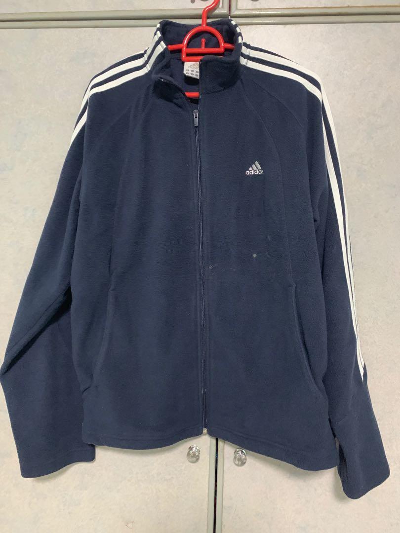 Adidas Turtleneck Fleece Jacket Men s Fashion Coats Jackets and