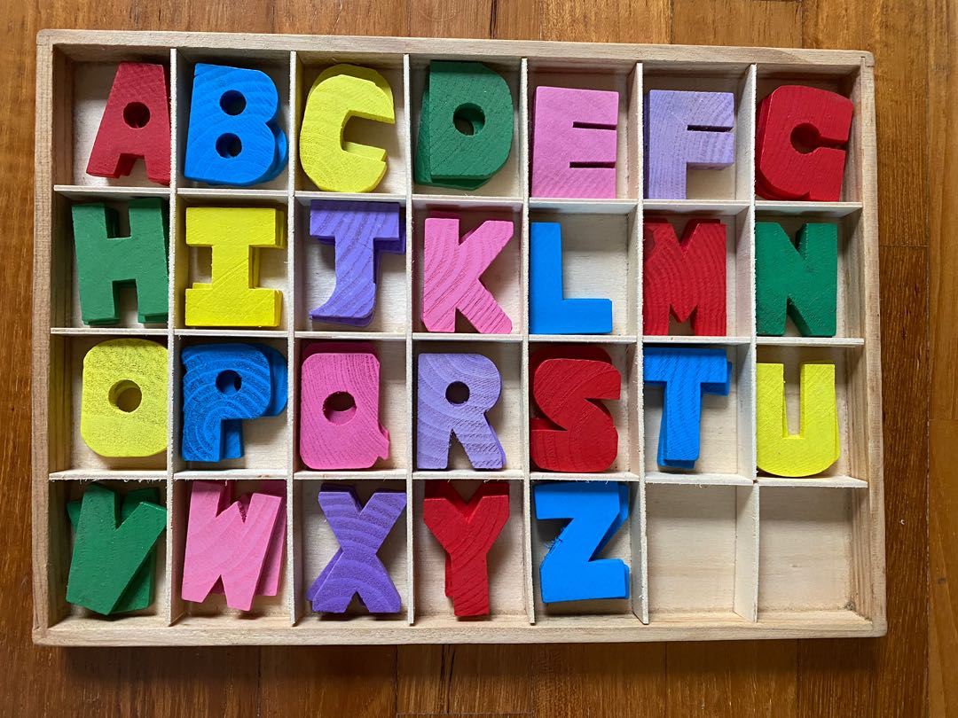 Alphabet letters learning set, Hobbies & Toys, Toys & Games on Carousell
