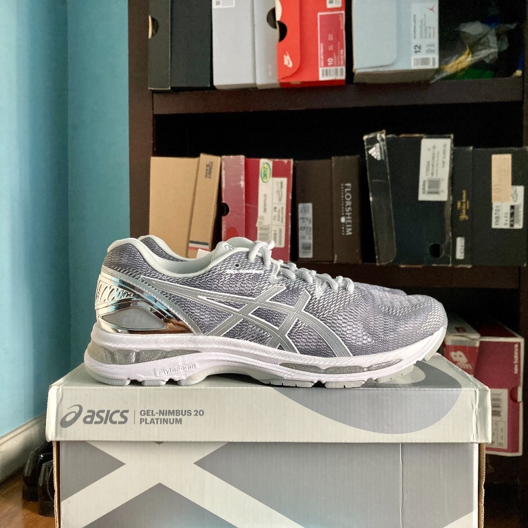 Asics gel nimbus 20 mens platinum shop