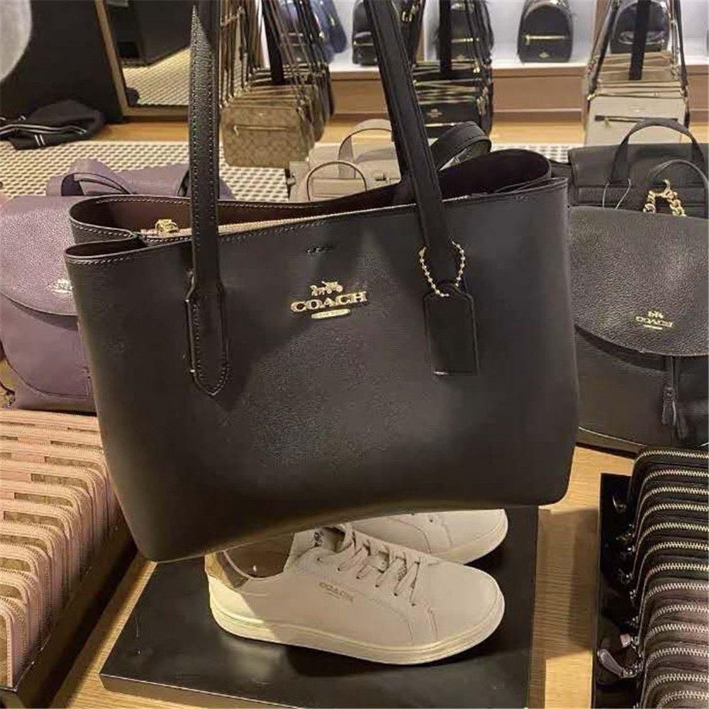 Coach leather avenue carryall discount