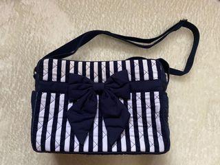 Authentic Naraya Navy White Sling Bag
