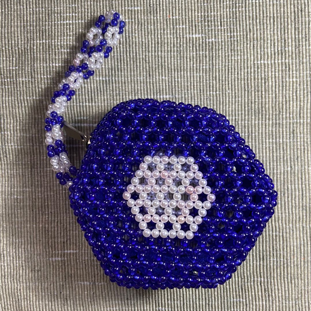 beaded coin purse