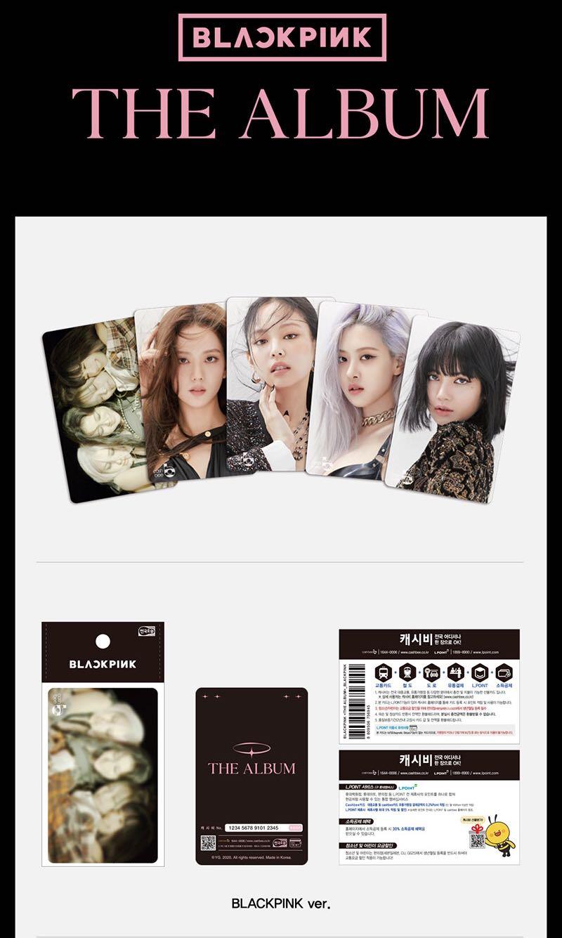 BLACKPINK - (THE ALBUM) CASHBEE CARD, Hobbies & Toys, Collectibles 