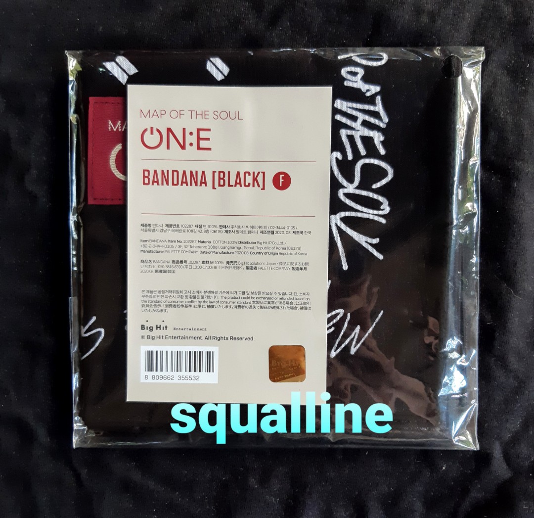 Bts Mots On E Bandana Hobbies Toys Memorabilia Collectibles K Wave On Carousell