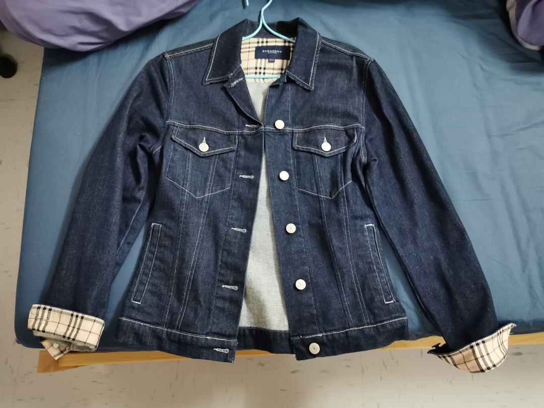 Burberry 牛仔外套, 女裝, 外套及戶外衣服- Carousell