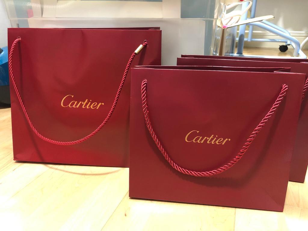 Cartier original paper bag, Luxury, Bags & Wallets on Carousell