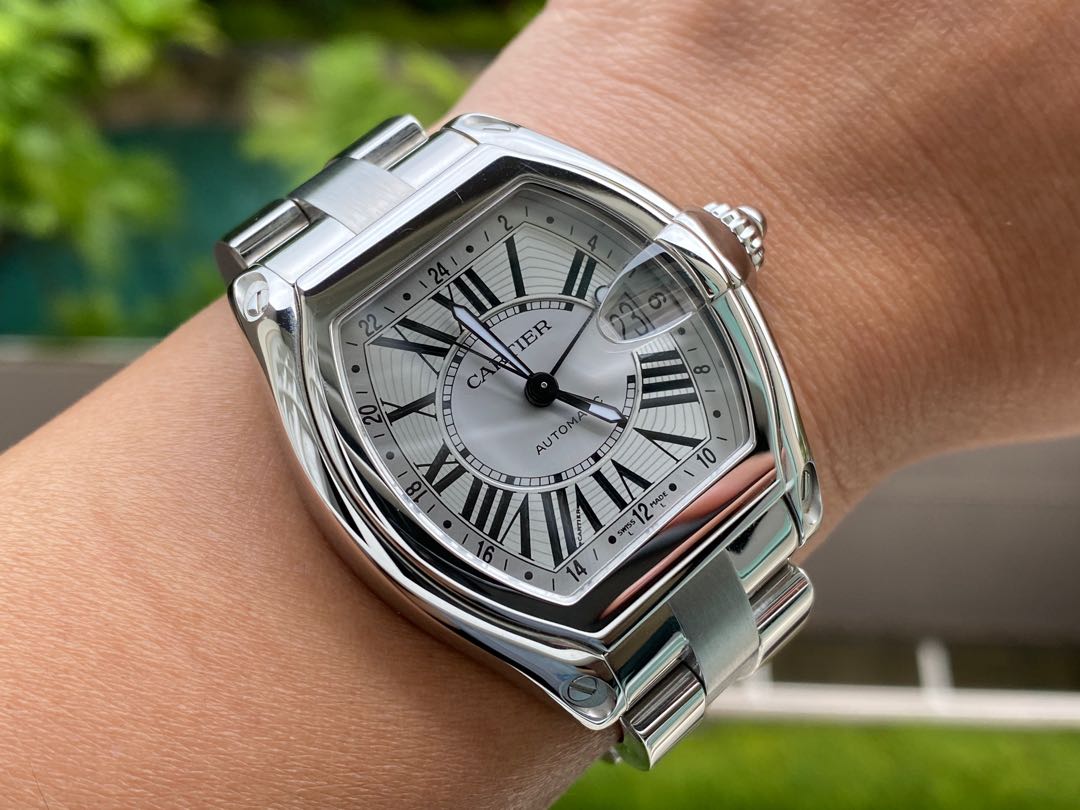 how to set a cartier roadster watch