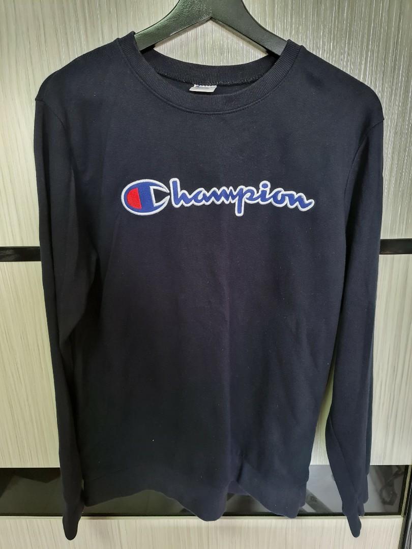 Blue champion long sleeve clearance