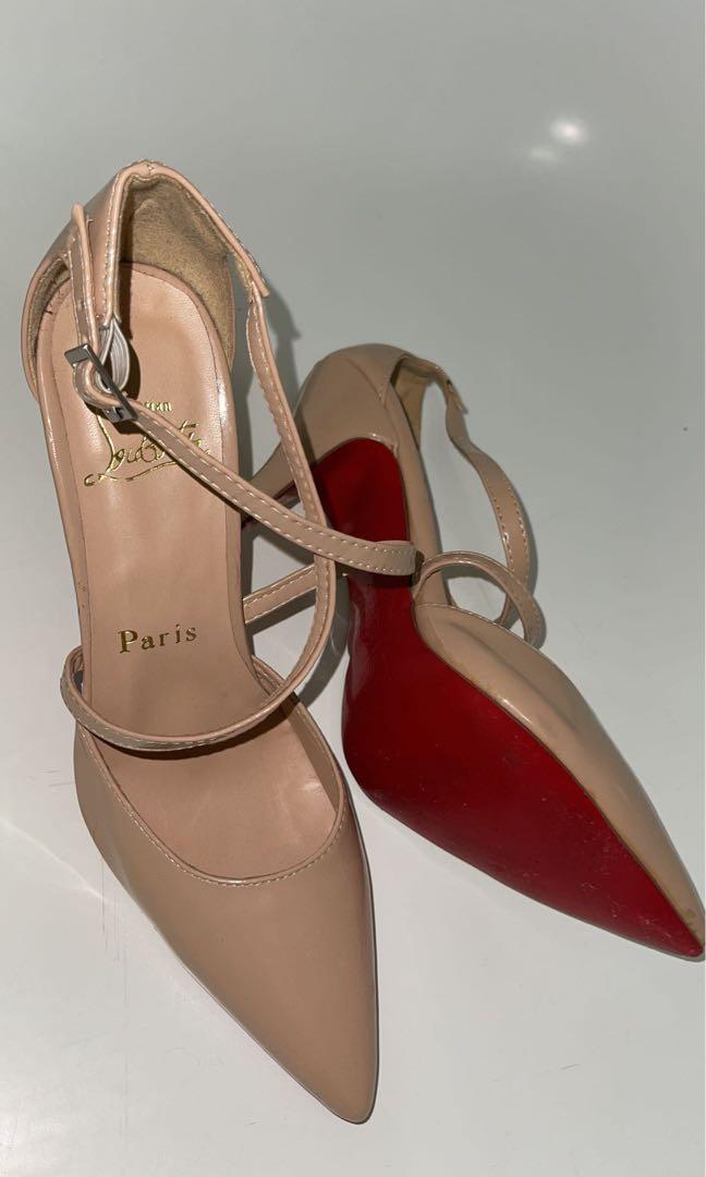Louis vuitton heels red hotsell