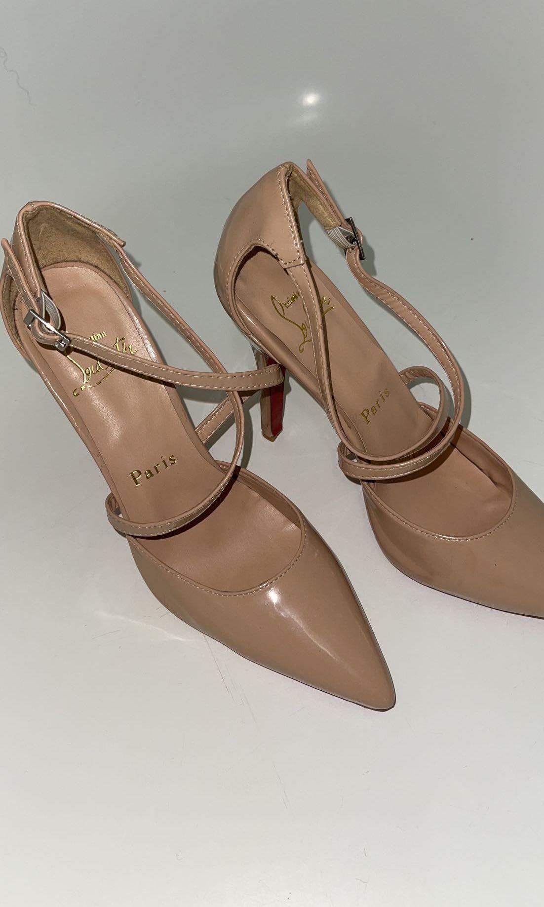 Christian Louboutin (Louis Vuitton) heels with red bottom, Women's