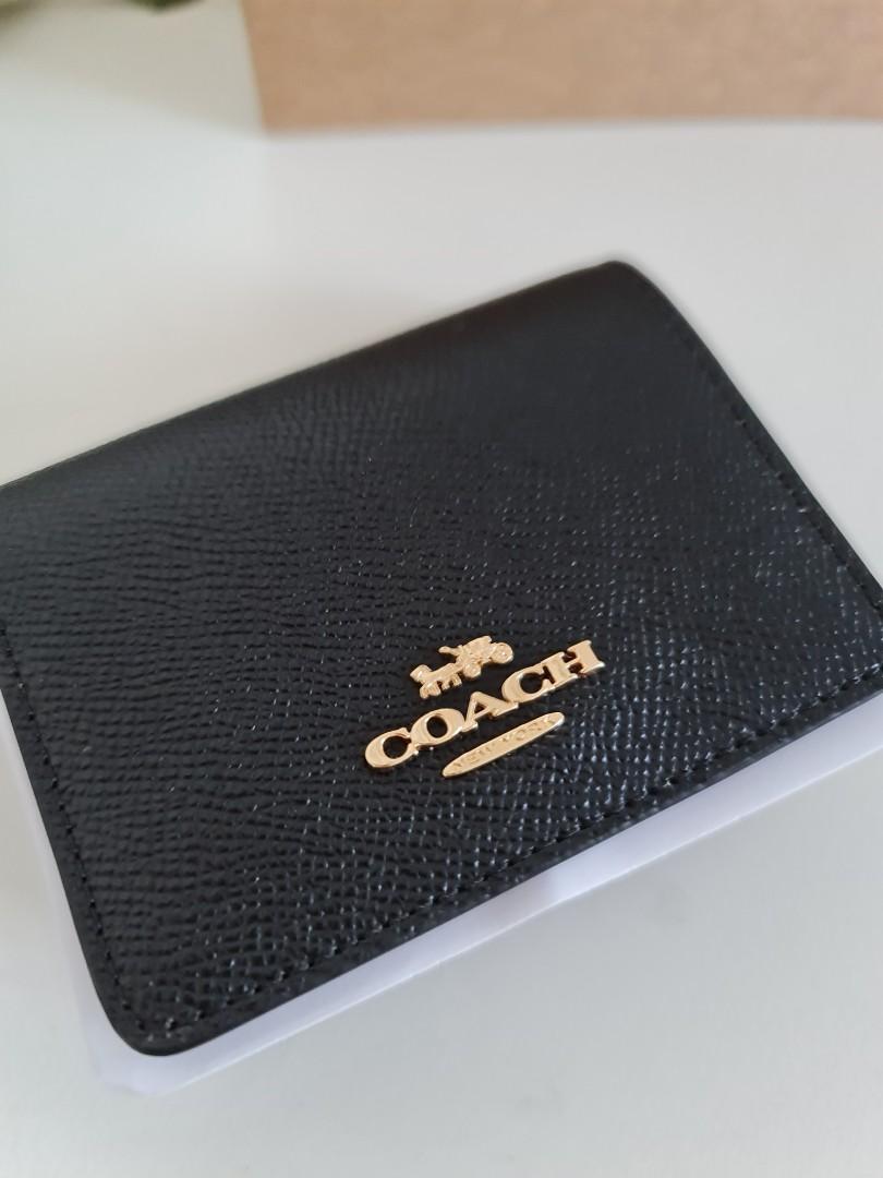 Coach Mini Wallet on Chain 100 Original, Luxury, Bags & Wallets on
