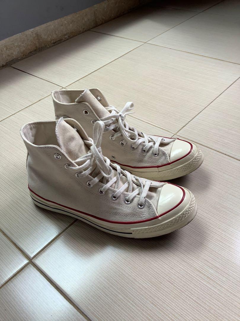 cdg converse blanche