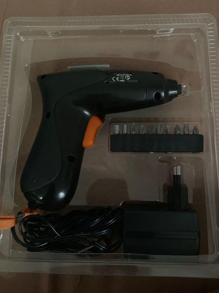 Ikea Electric and Cordless ScrewDriver and set of screws, Furniture