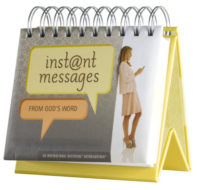 Dayspring Instant Messages From God Daybrightener Perpetual Flip Calendar 366 Days Of Inspiration Books Stationery Stationery On Carousell