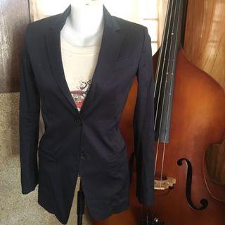 EUC Uniqlo Navy Long Blazer