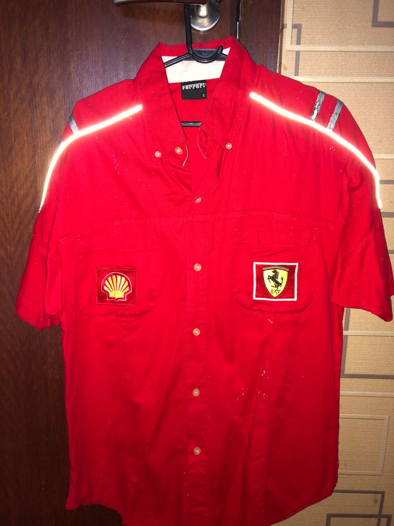 Ferrari button shirt shop