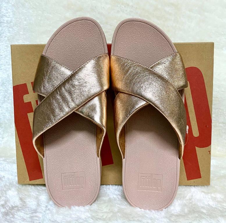 Fitflop lulu mirror cross slide sandals sales