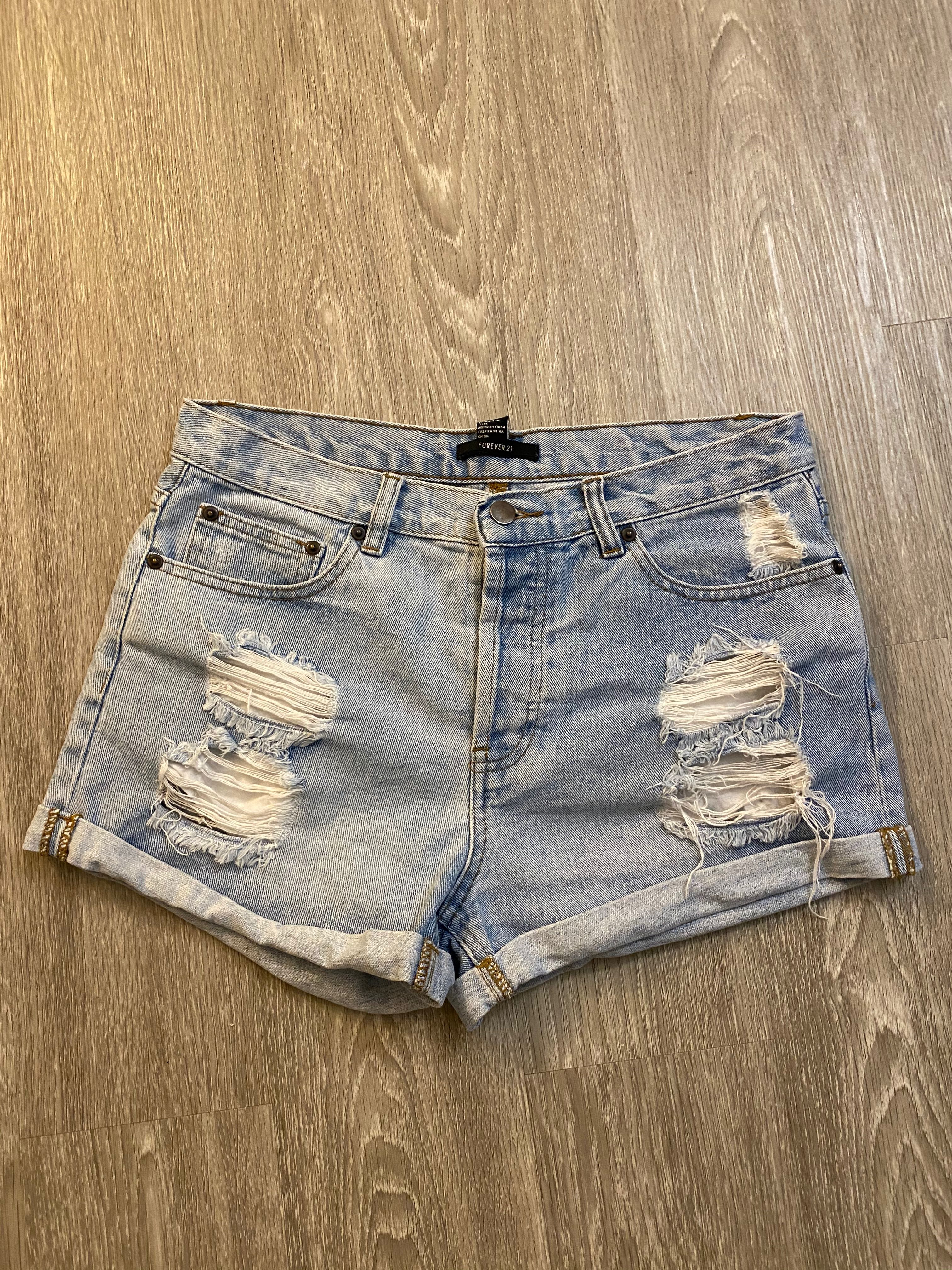 Forever 21 high waisted denim shorts store