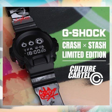 G Shock LIMITED EDITION Crash x Stash Mobile Phones Gadgets Wearables Smart Watches on Carousell